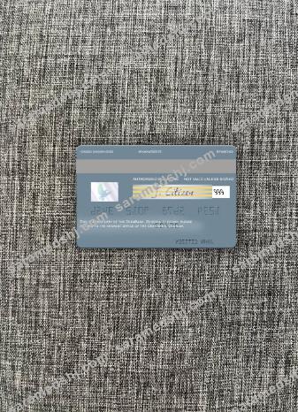 Germany Deka Bank visa card photolook back